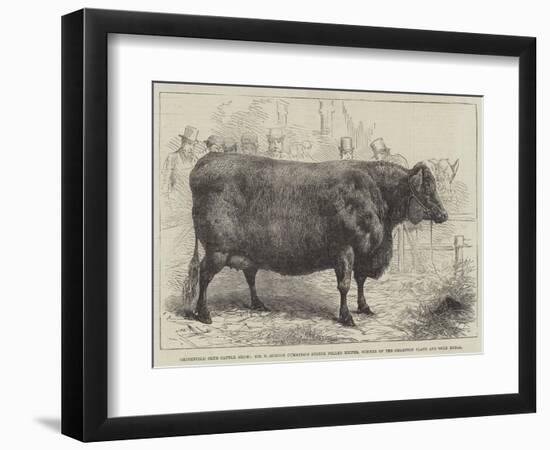 Smithfield Club Cattle Show-null-Framed Giclee Print