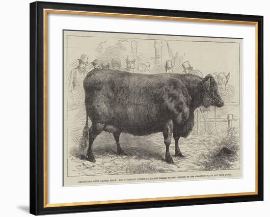 Smithfield Club Cattle Show-null-Framed Giclee Print