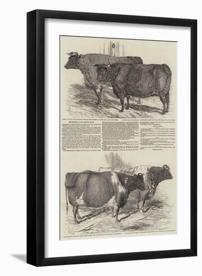 Smithfield Club Cattle Show-Harrison William Weir-Framed Giclee Print