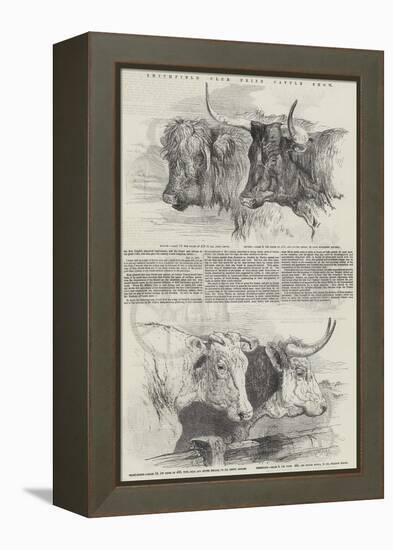 Smithfield Club Prize Cattle Show-Harrison William Weir-Framed Premier Image Canvas