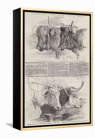 Smithfield Club Prize Cattle Show-Harrison William Weir-Framed Premier Image Canvas