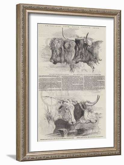 Smithfield Club Prize Cattle Show-Harrison William Weir-Framed Giclee Print
