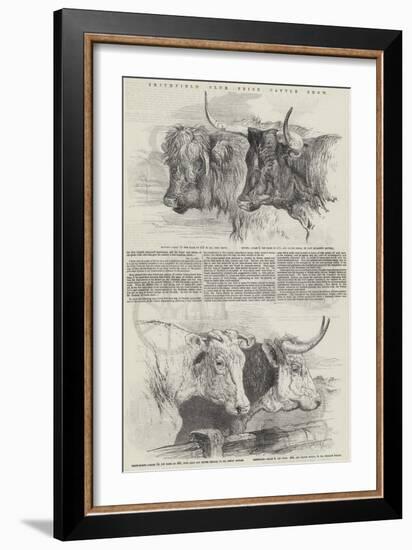 Smithfield Club Prize Cattle Show-Harrison William Weir-Framed Giclee Print