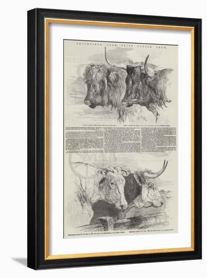 Smithfield Club Prize Cattle Show-Harrison William Weir-Framed Giclee Print