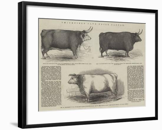 Smithfield Club Prize Cattle-null-Framed Giclee Print