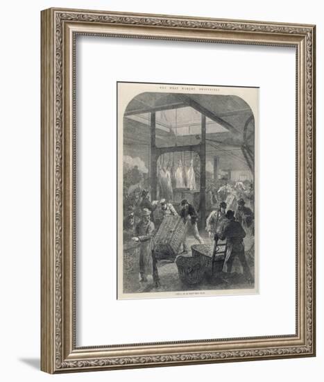 Smithfield Market 1870-null-Framed Art Print