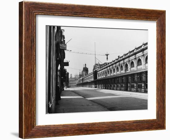 Smithfield Market 1939-null-Framed Photographic Print