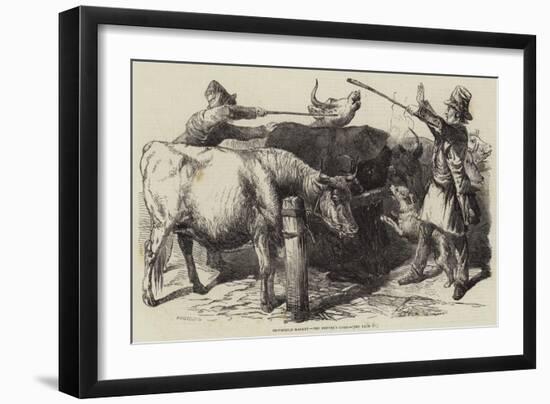 Smithfield Market, the Drover's Goad-Harrison William Weir-Framed Giclee Print