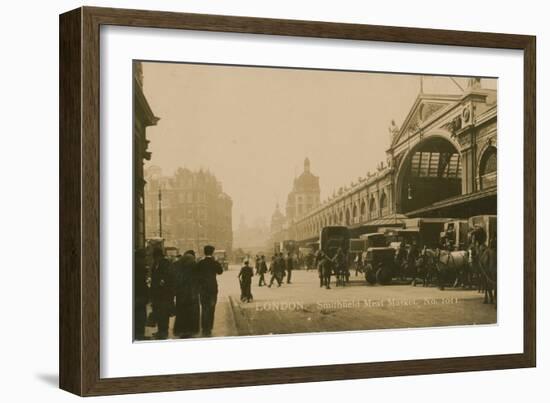 Smithfield Meat Market, London-English Photographer-Framed Photographic Print