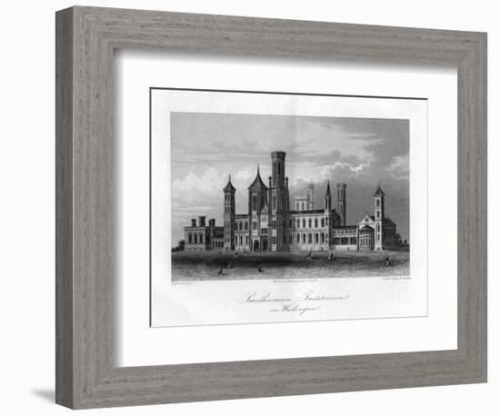 Smithsonian Institution in Washington-A Krausse-Framed Giclee Print