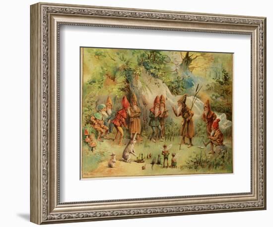 Smithsonian Libraries: A Council of Gnomes-null-Framed Art Print