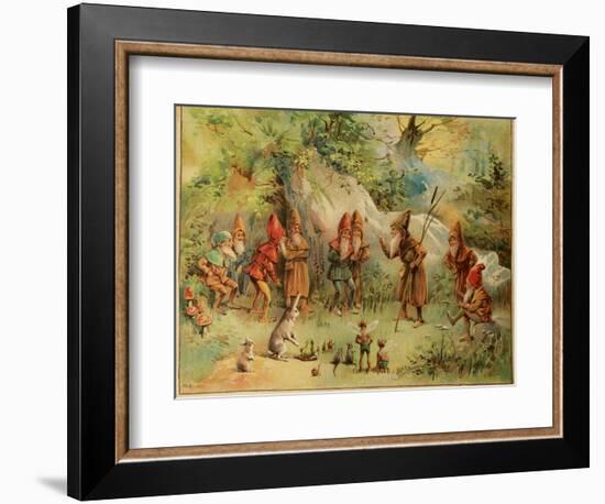 Smithsonian Libraries: A Council of Gnomes-null-Framed Art Print