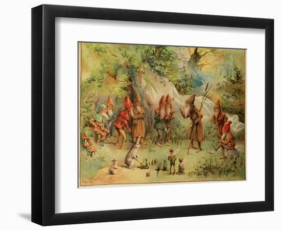 Smithsonian Libraries: A Council of Gnomes-null-Framed Art Print