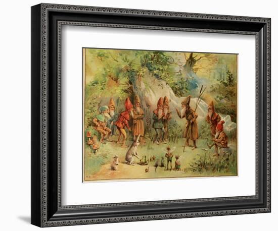 Smithsonian Libraries: A Council of Gnomes-null-Framed Art Print