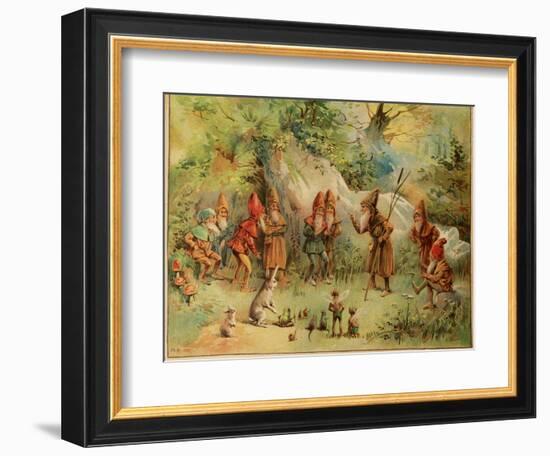 Smithsonian Libraries: A Council of Gnomes-null-Framed Art Print