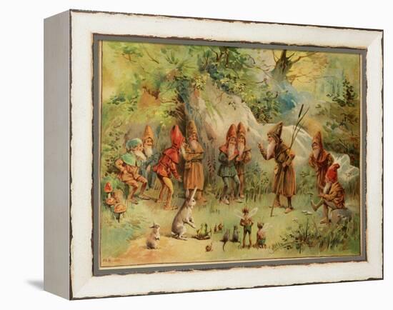 Smithsonian Libraries: A Council of Gnomes-null-Framed Stretched Canvas