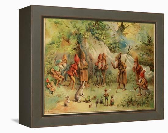 Smithsonian Libraries: A Council of Gnomes-null-Framed Stretched Canvas