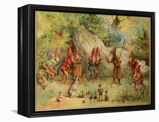 Smithsonian Libraries: A Council of Gnomes-null-Framed Stretched Canvas