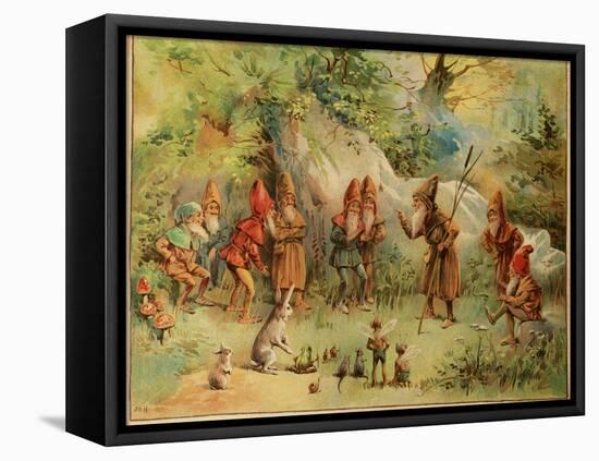 Smithsonian Libraries: A Council of Gnomes-null-Framed Stretched Canvas