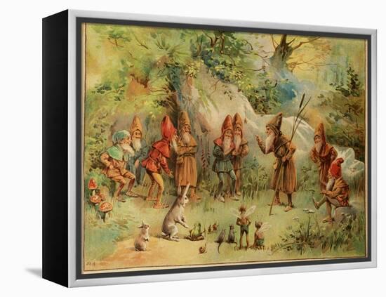 Smithsonian Libraries: A Council of Gnomes-null-Framed Stretched Canvas