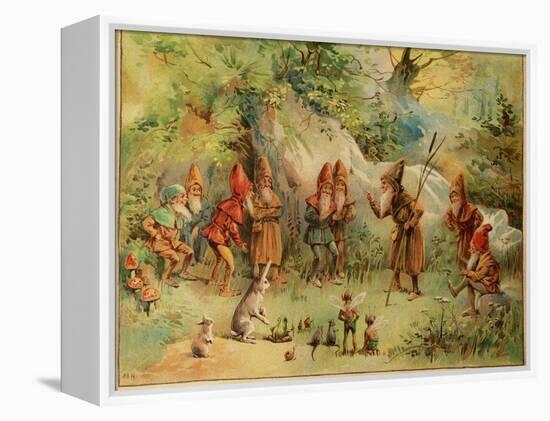 Smithsonian Libraries: A Council of Gnomes-null-Framed Stretched Canvas