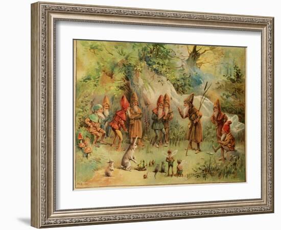 Smithsonian Libraries: A Council of Gnomes-null-Framed Art Print