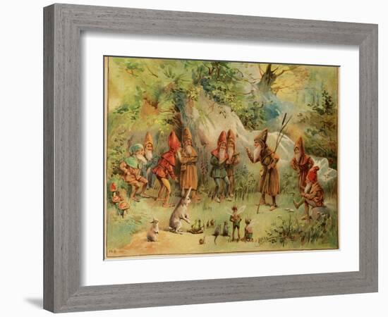 Smithsonian Libraries: A Council of Gnomes-null-Framed Art Print