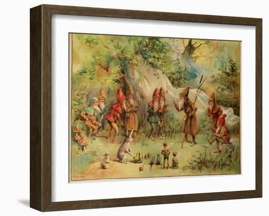 Smithsonian Libraries: A Council of Gnomes-null-Framed Art Print