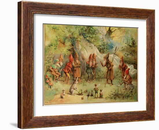 Smithsonian Libraries: A Council of Gnomes-null-Framed Art Print