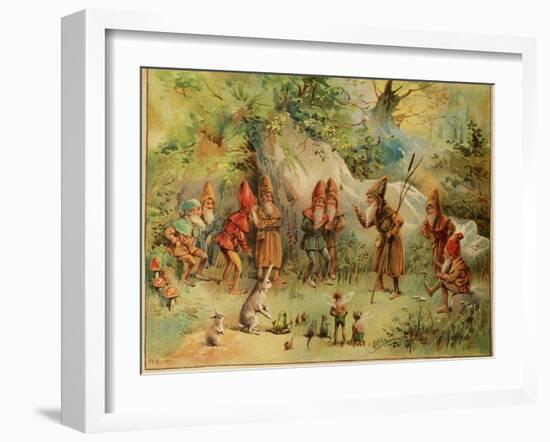 Smithsonian Libraries: A Council of Gnomes-null-Framed Art Print