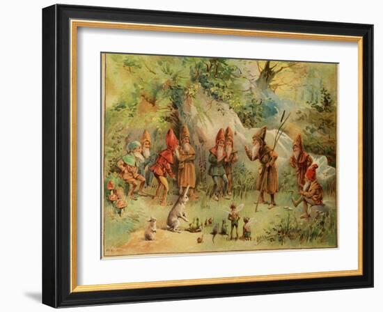 Smithsonian Libraries: A Council of Gnomes-null-Framed Art Print