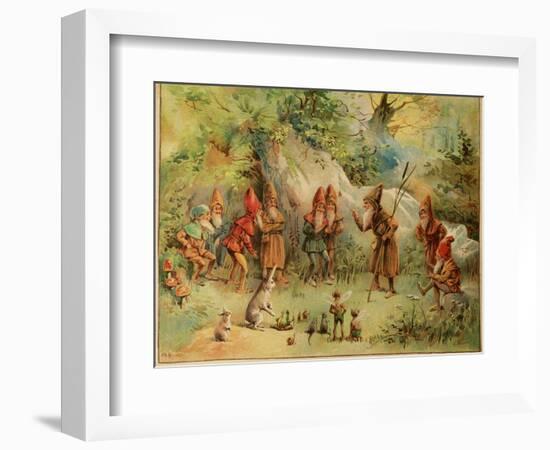 Smithsonian Libraries: A Council of Gnomes-null-Framed Premium Giclee Print