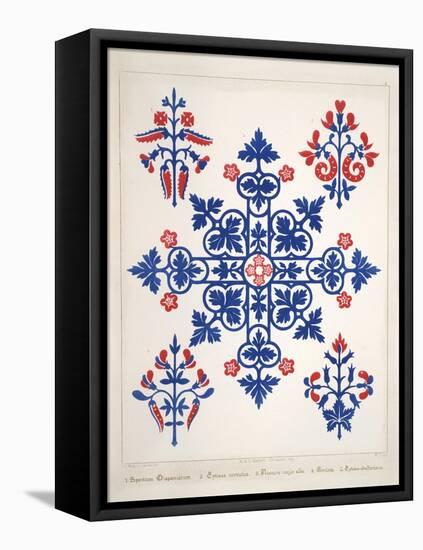 Smithsonian Libraries: Augustus Welby Northmore Pugin; Floriated Ornament-null-Framed Stretched Canvas