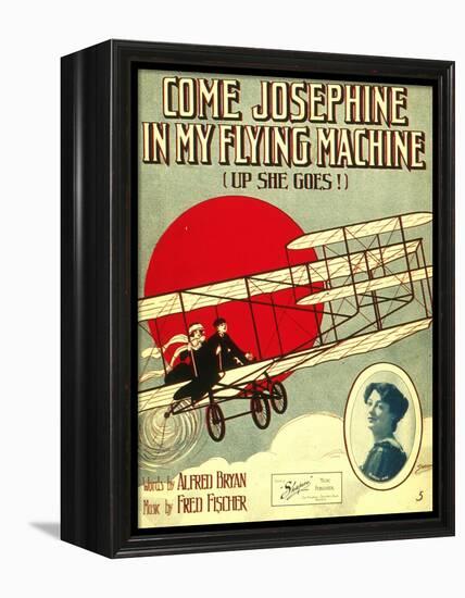 Smithsonian Libraries: Come, Josephine, in my Flying Machine (Up she Goes!)-null-Framed Stretched Canvas