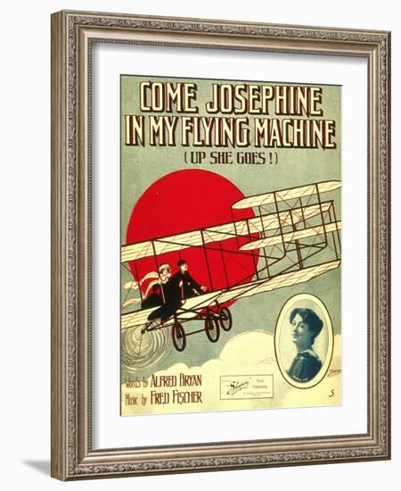 Smithsonian Libraries: Come, Josephine, in my Flying Machine (Up she Goes!)-null-Framed Art Print