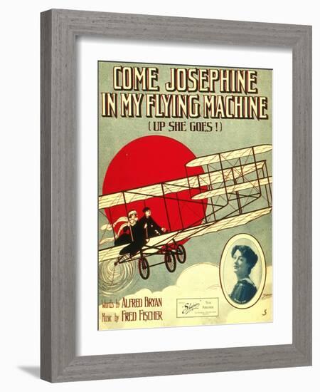 Smithsonian Libraries: Come, Josephine, in my Flying Machine (Up she Goes!)-null-Framed Art Print