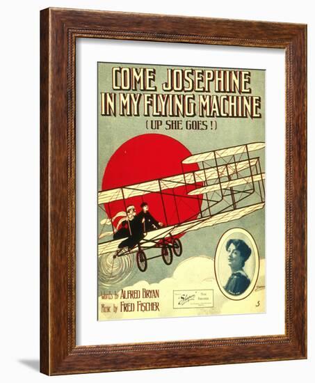 Smithsonian Libraries: Come, Josephine, in my Flying Machine (Up she Goes!)-null-Framed Art Print