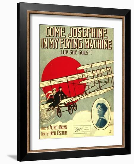 Smithsonian Libraries: Come, Josephine, in my Flying Machine (Up she Goes!)-null-Framed Art Print