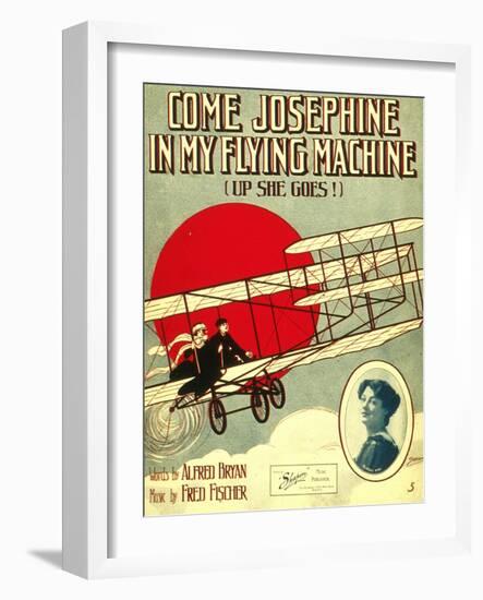 Smithsonian Libraries: Come, Josephine, in my Flying Machine (Up she Goes!)-null-Framed Art Print