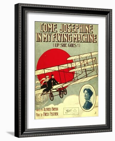 Smithsonian Libraries: Come, Josephine, in my Flying Machine (Up she Goes!)-null-Framed Art Print