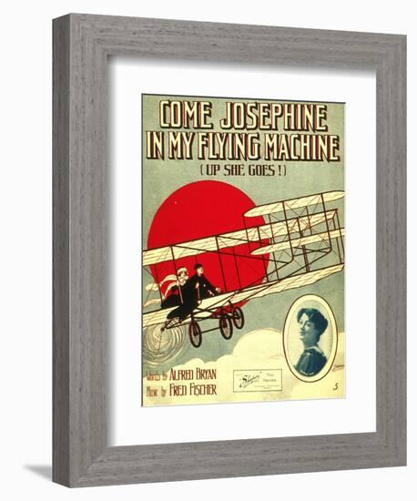 Smithsonian Libraries: Come, Josephine, in my Flying Machine (Up she Goes!)-null-Framed Premium Giclee Print