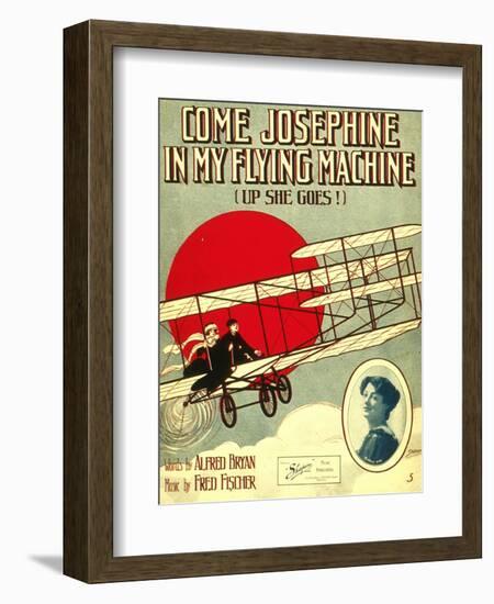 Smithsonian Libraries: Come, Josephine, in my Flying Machine (Up she Goes!)-null-Framed Premium Giclee Print