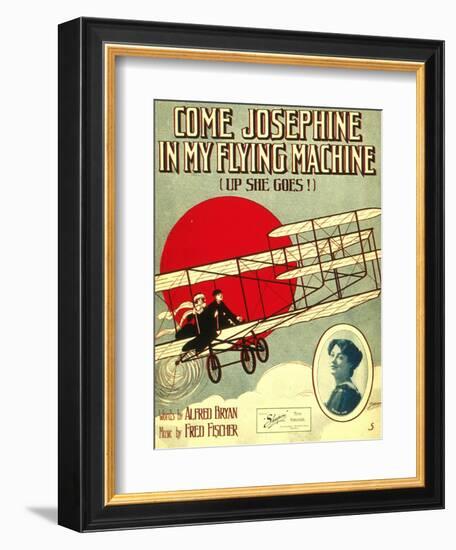Smithsonian Libraries: Come, Josephine, in my Flying Machine (Up she Goes!)-null-Framed Premium Giclee Print