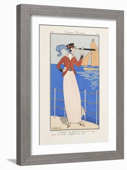 Smithsonian Libraries: Costumes Parisiens by Georges Barbier-null-Framed Premium Giclee Print