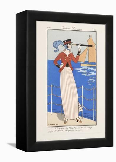 Smithsonian Libraries: Costumes Parisiens by Georges Barbier-null-Framed Stretched Canvas
