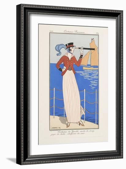 Smithsonian Libraries: Costumes Parisiens by Georges Barbier-null-Framed Art Print