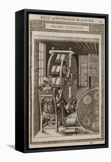 Smithsonian Libraries: Figure CLXXXVIII. Le diverse et artificiose machine by Agostino Ramelli-null-Framed Stretched Canvas