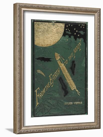 Smithsonian Libraries: Jules Verne Cover-null-Framed Premium Giclee Print