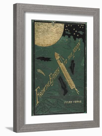 Smithsonian Libraries: Jules Verne Cover-null-Framed Premium Giclee Print