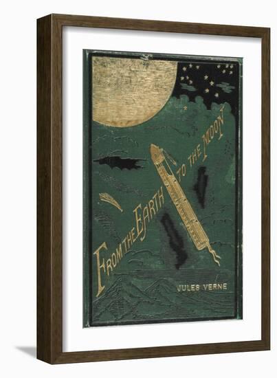 Smithsonian Libraries: Jules Verne Cover-null-Framed Premium Giclee Print